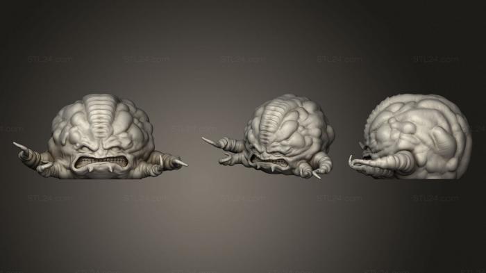 Figurines heroes, monsters and demons (Krang, STKM_2854) 3D models for cnc